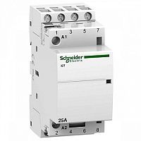 Модульный контактор iCT 4P 25А 400/24В AC | код. A9C20134 | Schneider Electric